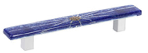 PULL 128MM GLASS DARK BLUE F PULL 128MM GLASS DARK BLUE F