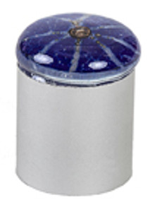KNOB GLASS DARK BLUE F KNOB GLASS DARK BLUE F