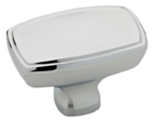 ASHTYN RECTANGULAR KNOB, POLISHED CHROME ASHTYN RECTANGULAR KNOB, POLISHED CHROME