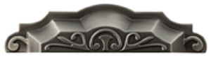 4" AUGUSTINE CUP PULL, HEIRLOOM SILVER 4" AUGUSTINE CUP PULL, HEIRLOOM SILVER