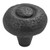 KNOB, 1-1/2" BLACK IRON