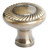 KNOB, 1-1/4" SOLID BRASS