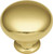 KNOB, 1-1/4" SOLID BRASS