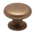 KNOB, DULL ANTIQUE BRASS KNOB, DULL ANTIQUE BRASS
