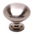 KNOB, HOLLOW BRASS, BRUSHED SATIN NICKEL