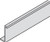 HAWA-Puro Ceiling Joint Profile, aluminum, 6.0 meters