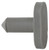 Door Silencer, for wood door frame, rubber, gray