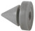 Door Silencer, for metal door frame, rubber, gray