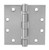 Full Mortise 5-Knuckle Hinge, standard weight, ball bearing, steel, polished chrome
