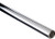 KV Wardrobe Tube, steel, chrome-plated, 1 1/16" diameter X 12' long