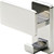 Coat Hook, Bella Italiana, matt aluminum, 90mm x 46mm x 90mm