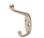 Coat Hook, 18 x 55 x 90 mm (W x D x H). Matt nickel