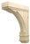 Corbel, Regency, maple, 2 7/8 x 12"