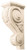 Corbel, acanthus, maple, 3 5/8 x 12 x 6 1/4"