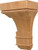 Corbel, Regency, cherry, 5 7/8 x 9"