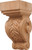 Corbel, Rattan, cherry, 2 7/8 x 6"