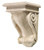 Corbel, rosette, maple, 5-3/4" x 9"