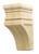 Corbel, Arcadian, maple, 2 7/8" x 6"