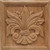 Carved Ornament, Chateau, cherry, 5 7/8 x 5 7/8"