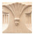 Carved Ornament, Regency, maple, 2 7/8 x 2 7/8"