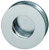 Flush Handle, aluminum, anodized matt, diameter 75mm