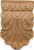 Carved Ornament, maple, 2 15/16 x 4 11/32 x 1 1/16"