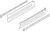 Metabox 320Mc15 3/4" Extension Runners, 3.5" Side, For 14" Drawer, White Set