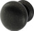 Knob, Bordeaux, iron, oil-rubbed bronze, M4, 32 x 32mm