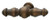 Handle, Bordeaux, iron, oil-rubbed bronze, M4, 107 x 26mm