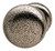 Knob, Bordeaux, iron, pewter, M4, 25 x 27mm