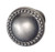 Knob, zinc, pewter, M4, 30mm, beaded
