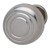 Knob, zinc, nickel matt, M4, diameter 36 x 24mm