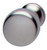 Knob, zinc, nickel matt, M4, 25 x 22mm