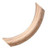 Pliable Moulding, corner, maple, 1 3/4" radius