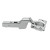 Clip Top 110D Hinge, Half-Cranked, Free Swing, Screw-On