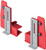 Moovit Drawer Front Fixing Jig, plastic, red
