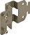 Hinge, 5-K advantage, steel, matt, powder coated, nickel
