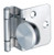 Glass Door Hinge, overlay, 4-6mm glass thickness, 304 grade stainless steel