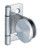 Glass Door Hinge, inset, 4-6mm glass thickness, 304 grade stainless steel