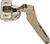 Salice C7R6MD9/AC Silentia Hinge, 110 degrees, 45 degree corner, dowel, steel, nickel plated