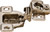 Salice CSP3B99NR Hinge, steel, nickel plated, 106degree, 1 5/16", face frame, self closing, screw-on, 3 cam