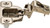 Salice CSR3D99N Hinge, steel, nickel plated, 106degree, 1 7/16", face frame, self closing, with dowel, 2 cam