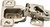 Salice CSP3699XR Hinge, steel, nickel plated, 106degree, 9/16", face frame, self closing, screw-on, 3 cam