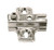 A-Series Mounting Plate, for woodscrews, steel, nickel-plated, Mod -2
