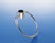 Towel Ring, steel, chrome-plated matt
