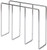 Baking Rack Support, steel, polished chrome
