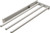 Towel Holder 3-rail, aluminum, silver anodized