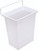 KV DWB975-W Trash Can, door mounted, 9 quart, white