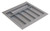 Cutlery Tray, plastic, silver, w450-550 x d490-540mm