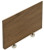 Fineline Divider Deep Drawer, walnut, 126 x 120 x 12mm